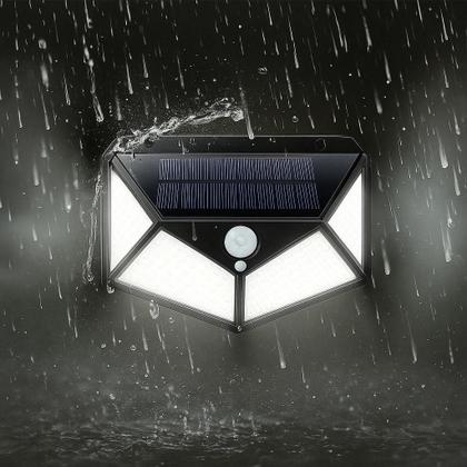 Imagem de Super Luminária Solar 1000 Lúmens 100 LEDs 3 Modos à Prova d'Água