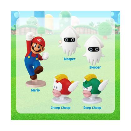 Imagem de Super Mario Jogo Balancing Game Plus Underwater Stage Colecionável