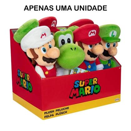 Imagem de Super Mario Pelúcia 9 Polegadas Luigi