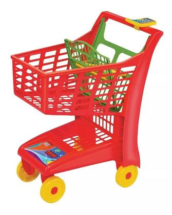 Imagem de Super Market Mercado infantil Com Carrinho Luz e Som Acessórios 8039 - Magic Toys