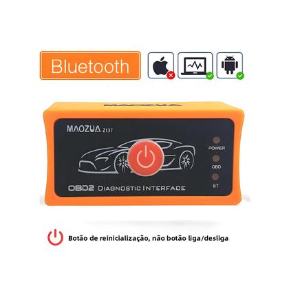 Imagem de Super Mini Ferramenta De Diagnóstico Bluetooth OBD2 Maozua Z137 Elm327 V1.5 Leitor De Código Scanner