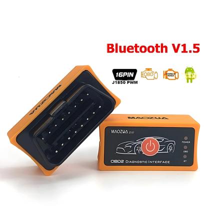 Imagem de Super Mini Ferramenta De Diagnóstico Bluetooth OBD2 Maozua Z137 Elm327 V1.5 Leitor De Código Scanner