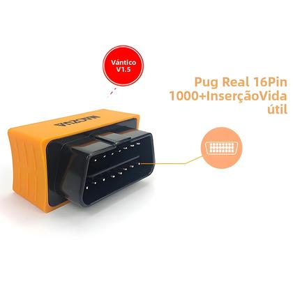 Imagem de Super Mini Ferramenta De Diagnóstico Bluetooth OBD2 Maozua Z137 Elm327 V1.5 Leitor De Código Scanner