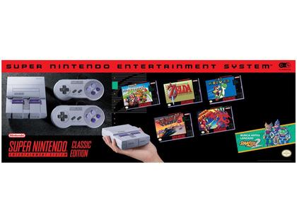 Super Nintendo Classic Edition Compacto - 2 Controles Conexão HDMI