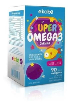 Imagem de Super Ômega 3 Infantil- Ekobé Kids- 90 Caps. Mastigáveis