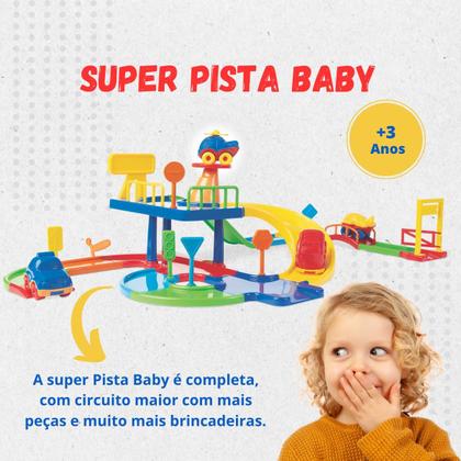 Imagem de Super Pista Baby Compatíveis com carrinhos Hot Wheels