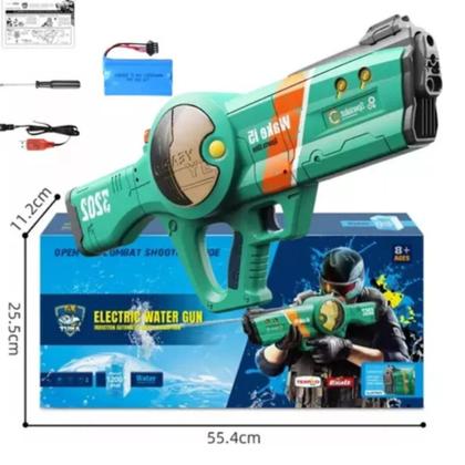Imagem de Super Pistola de Água Elétrica 1200ML Para Diversão e Aventura