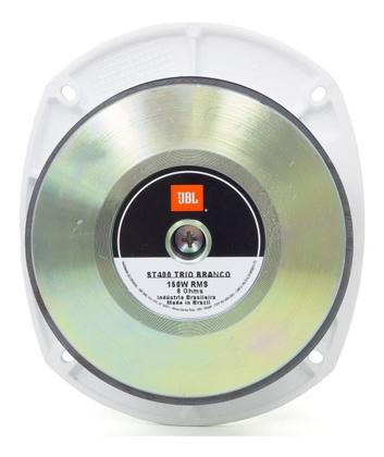 Imagem de super tuite forte jbl selenium st400 trio branco 150 watts rms som automotivo paredao