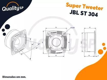 Super Tweeter Profissional Jbl Selenium ST304 40W Rms 8 Ohms