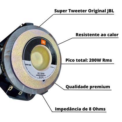 Imagem de Super tweeter st200 jbl selenium original potente forte 100w rms 8 ohms diafragma fenólico krapton