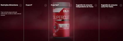 Imagem de SuperCut Pré-Treino de 200 mg de Cafeina com 60 Cápsulas-Dux Human Health-Dux Nutrition