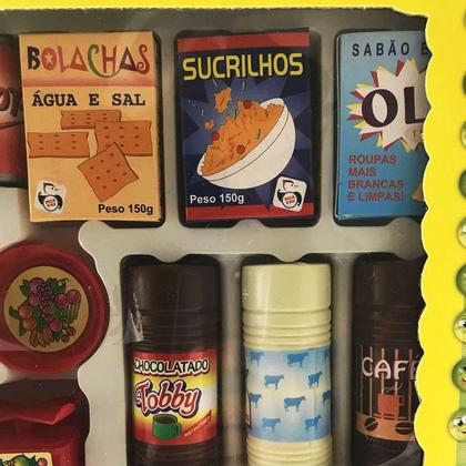 Imagem de Supermercado Infantil Super Feirinha Comidinhas 32 Peças