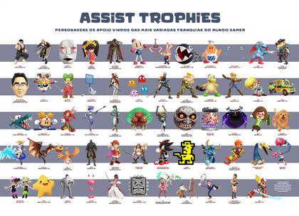 Imagem de Superpôster game master - super smash bros ultimate - arte b