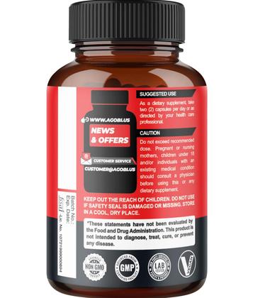 Imagem de Suplemento Agobi Benfotiamina 4 em 1 - 120 cápsulas - 2 meses