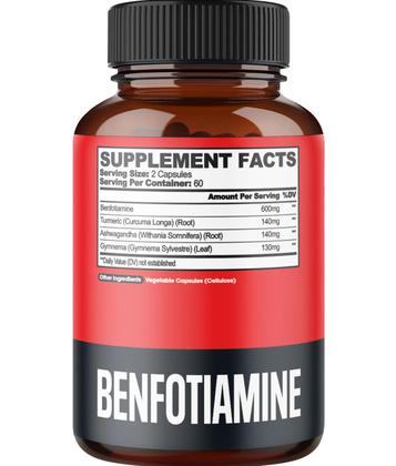 Imagem de Suplemento Agobi Benfotiamina 4 em 1 - 120 cápsulas - 2 meses