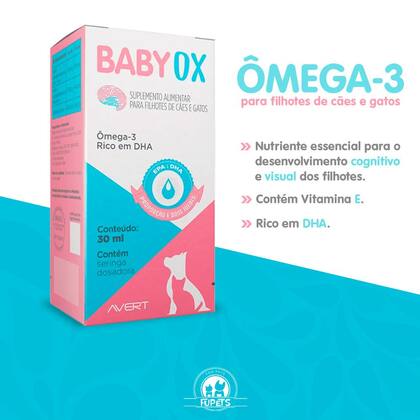Imagem de Suplemento Alimentar Avert Ograx Baby Ox Filhotes 30ml
