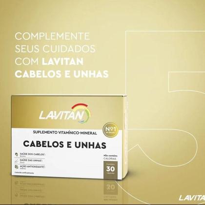 Imagem de Suplemento Alimentar Cabelos e Unhas Com 60 Cáps- Lavitan