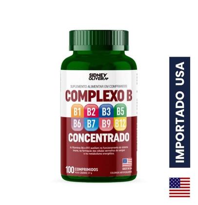 Imagem de Suplemento alimentar complexo b concentrado made in usa c/100 cps sidney oliveira