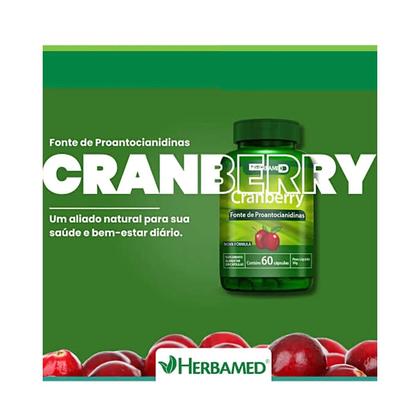 Imagem de Suplemento Alimentar Cranberry Com 60 Cápsulas  Herbamed