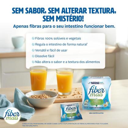 Imagem de Suplemento alimentar de fibras FiberMais Sem Sabor 50g