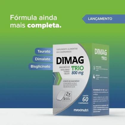 Imagem de Suplemento Alimentar Dimag Trio 800mg 60 cpr
