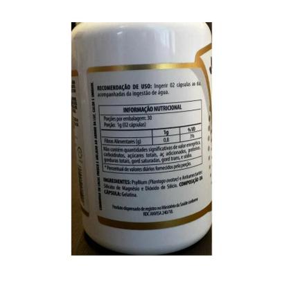 Imagem de Suplemento Alimentar em cápsulas Psyllium 60 cáps Flora Nativa