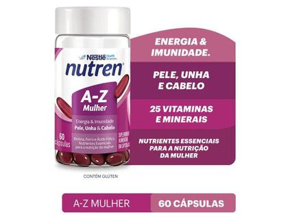 Imagem de Suplemento Alimentar Nutren A-Z Mulher 60 Cápsulas