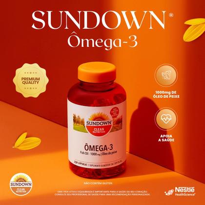 Imagem de Suplemento Alimentar Sundown Ômega 3 1.000mg 320 Cápsulas