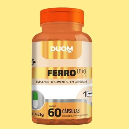 Imagem de Suplemento Alimentar Vitamina Ferro 60 Cps  Duom