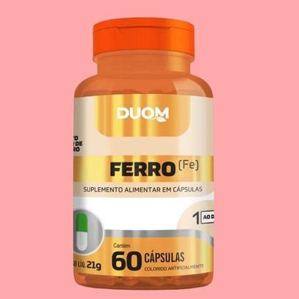 Imagem de Suplemento Alimentar Vitamina Ferro 60 Cps  Duom