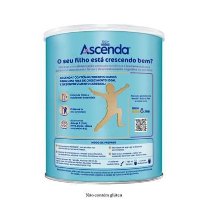 Imagem de Suplemento Ascenda Sem Sabor 800g
