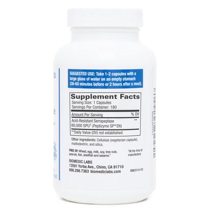 Imagem de Suplemento Biomedic Labs RX Serra-RX 80.000 SU Serrapeptase