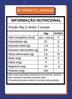 Imagem de Suplemento Bt Nitrato Laranja/Morango 450g - 25g Carb