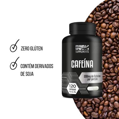 Imagem de Suplemento Cafeína Duom Original energia 120caps Natural dia alimentar vitamina café capsula foco 