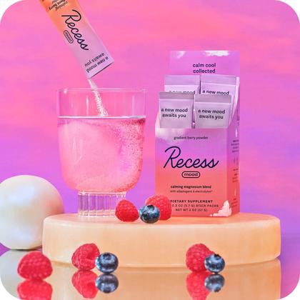 Imagem de Suplemento calmante Recess Mood Powder com L-treonato de magnésio