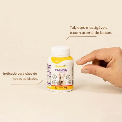 Imagem de Suplemento Calmyn Susse Dog para Cães Organnac Tabletes 15g