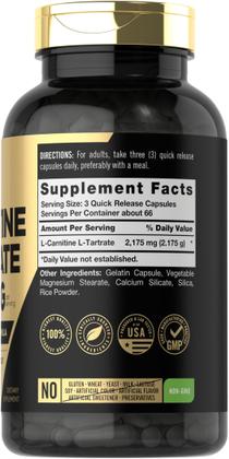 l carnitina tartarato Suplemento Carlyle L-Carnitina 2175mg offers-today Your daily glow boost Size:60 gm It contains L