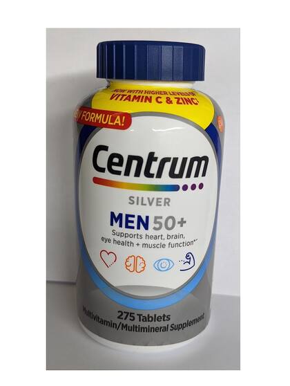 Imagem de Suplemento Centrum Silver Hombres 50+ 275 Tabletas