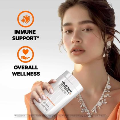 Imagem de Suplemento Codeage de Vitamina C Lipossomal 1500mg com Zinco - 180 Cápsulas