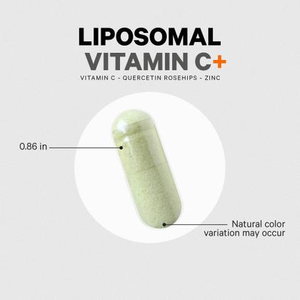 Imagem de Suplemento Codeage de Vitamina C Lipossomal 1500mg com Zinco - 180 Cápsulas