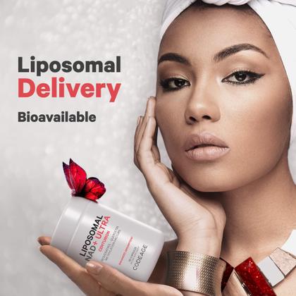Imagem de Suplemento Codeage Lipossomal NAD+ com Resveratrol e Vitamina B