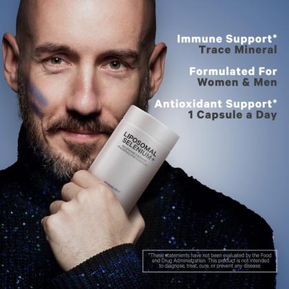 Imagem de Suplemento Codeage Selenium 200mcg com entrega lipossomal 180 cápsulas