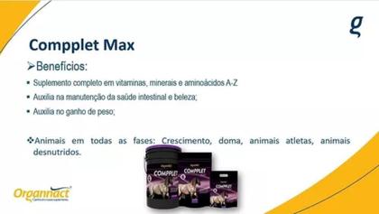 Imagem de Suplemento Compplet Max 2kg - Organnact