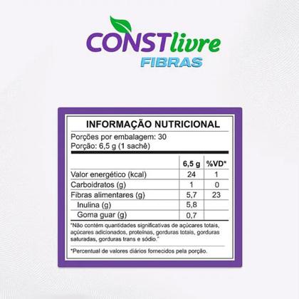 Imagem de Suplemento ConstLivre Fibras Sem Sabor Canone - 30 Sachês