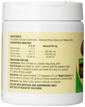 Imagem de Suplemento de Cálcio Zoo Med Reptile com Vitamina D3 - 240ml