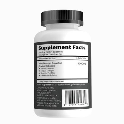 Imagem de Suplemento de colágeno de cartilagem bovina Primal Being Grassfed 120 cápsulas