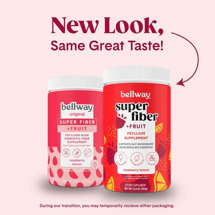 Imagem de Suplemento de fibra Bellway Super Fiber Powder Framboesa Limão