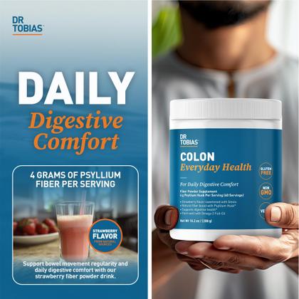 Imagem de Suplemento de fibra Dr. Tobias Colon Everyday Health Strawberry