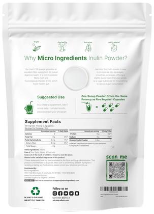 Imagem de Suplemento de microingredientes: inulina FOS em pó, 1 kg