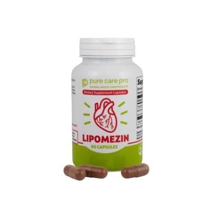 Imagem de Suplemento de suporte ao colesterol Lipomezin Pure Care Pro 60 cápsulas